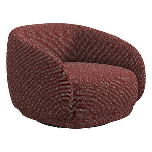 Bolzano Armchair, Avellino Fabric 3250 Red, Swivel Function Bolzano Armchair, Avellino Fabric 3250 Red, Swivel Function