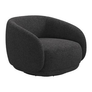 Bolzano Armchair, Lazio Fabric 3097 Grey, Swivel Function Bolzano Armchair, Lazio Fabric 3097 Grey, Swivel Function