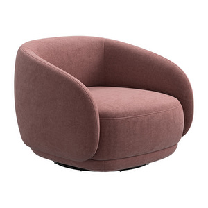 Bolzano Armchair, Ravello Fabric 3224 Dusty Rose, Swivel Function Bolzano Armchair, Ravello Fabric 3224 Dusty Rose, Swivel Function