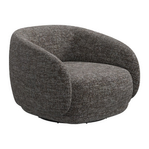 Bolzano Armchair, Tuscany Fabric 3202 Brown, Swivel Function Bolzano Armchair, Tuscany Fabric 3202 Brown, Swivel Function
