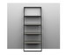 Bordeaux Wall Shelf, Light Grey / Matt Black