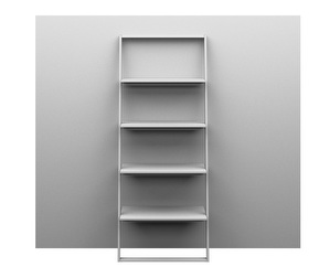 Bordeaux Wall Shelf, White/White, H 161 cm