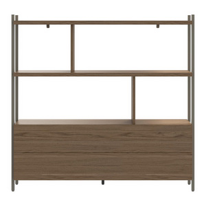 Calgary Shelf, Oak / Ash Grey, 124 x 120 cm