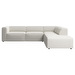 Carmo Corner Sofa, Skagen Fabric 3160 Beige, W 286 cm