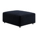 Carmo Footstool, Velvet Fabric 3031 Blue, 74 x 94 cm