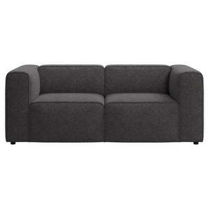 Carmo Sofa, Lazio Fabric 3097 Grey, W 185 cm