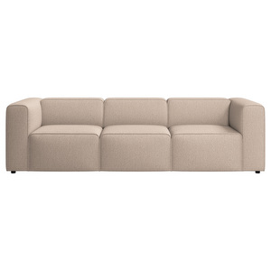 Carmo Sofa, Lazio Fabric 3091 Beige, W 254 cm
