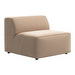 Carmo Sofa Module, Bologna Fabric 3254 Sand, W 88 cm