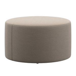 Eden Footstool, Bristol Fabric 3063 Beige, ø 70 cm Eden Footstool, Bristol Fabric 3063 Beige, ø 70 cm