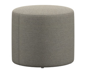 Eden Footstool, Lazio Fabric 3091 Beige, ø 45 cm Eden Footstool, Lazio Fabric 3091 Beige, ø 45 cm