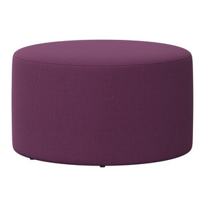 Eden Footstool, Frisco Fabric 2278 Burgundy, ⌀ 70 cm Eden Footstool, Frisco Fabric 2278 Burgundy, ⌀ 70 cm