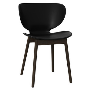 Hamilton Chair, Black / Dark Oak