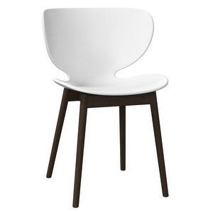 Hamilton Chair, White / Dark Oak
