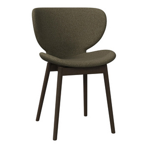 Hamilton Chair, Bresso Fabric 3153 Green / Dark Oak
