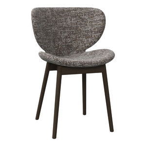 Hamilton Chair, Tuscany Fabric 3202 Brown / Dark Oak