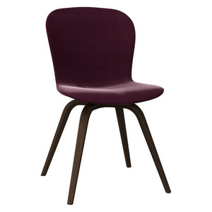 Hauge Chair, Bologna Fabric 3258 Crerry Red / Dark Oak