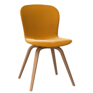 Hauge Chair, Bologna Fabric 3255 Mustard / Oak
