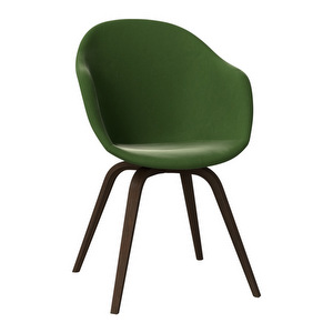 Hauge Chair, Bologna Fabric 3257 Olive Green / Dark Oak