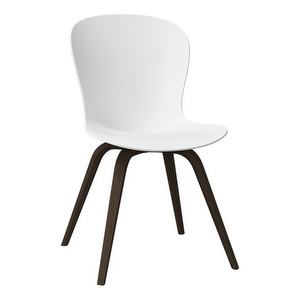 Hauge Chair, White / Dark Oak