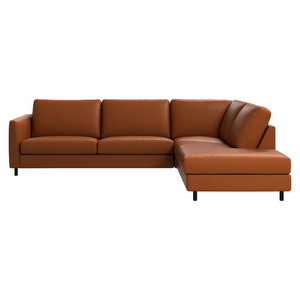 Indivi-kulmasohva, Nordic Grain -nahka 5134 caramel, L 267 cm