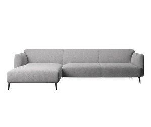Modena Chaise Sofa, Bristol Fabric 3060 Light Grey, W 267,5 cm Modena Chaise Sofa, Bristol Fabric 3060 Light Grey, W 267,5 cm