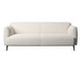 Modena Sofa, Lazio Fabric 3090 White, W 185 cm