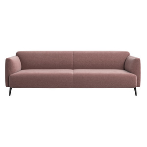 Modena Sofa, Ravello Fabric 3224 Dusty Rose, W 218 cm