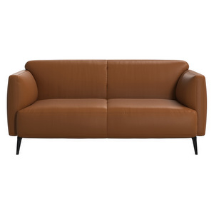 Modena Sofa, Nordic Grain Leather 5134 Caramel, W 153 cm
