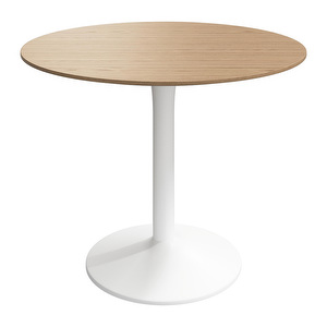 New York-ruokapöytä, tammi/valkoinen, ⌀ 99 cm