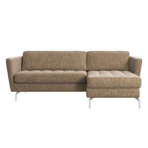 Osaka Chaise Longue, Tuscany Fabric 3205 Mustard, W 206 cm