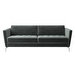 Osaka Sofa, Velvet Fabric 3032 Green, W 206 cm