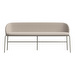 Princeton-penkki, Bristol-kangas 3063 beige/tuhkanharmaa, L 160 cm
