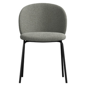 Princeton Chair, Rimini Fabric 3086 Green / Black, H 76 cm