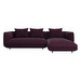 Salamanca Sofa, Bologna Fabric 3258 Crerry Red, W 282 cm