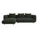 Salamanca Sofa, Bologna Fabric 3256 Dark Green, W 282 cm