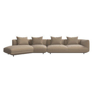 Salamanca Sofa, Lazio Fabric 3096 Brown, W 433 cm