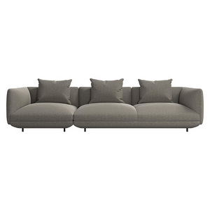 Salamanca Sofa, Napoli Fabric 2250 Grey, W 328 cm