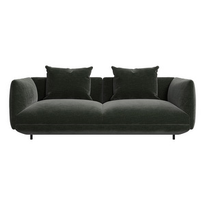 Salamanca Sofa, Napoli Fabric 2268 Dusty Green, W 224 cm