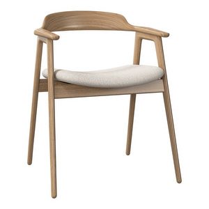 Seoul Chair, Lazio Fabric 3090 White / Oak