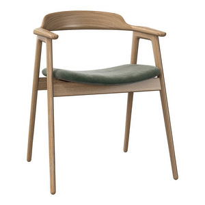 Seoul Chair, Ravello Fabric 3223 Dusty Green / Oak