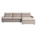 Southampton Sofa Bed with Chaise Longue, Capri Fabric 3230 Beige, W 283 cm