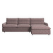 Southampton Sofa Bed with Chaise Longue, Tuscany Fabric 3207 Burgundy, W 283 cm