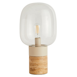 Stockholm Table Lamp, Clear, H 52 cm