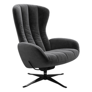 Tilburg Armchair, Velvet Fabric 3030 Grey