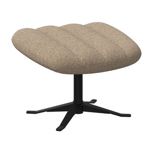 Tilburg Footstool, Lazio Fabric 3096 Brown