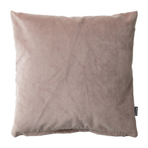 Velvet Cushion, Almond, 43 x 43 cm