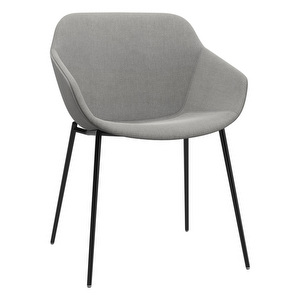 Vienna Chair, Tomelilla Fabric 3142 Grey / Black Vienna Chair, Tomelilla Fabric 3142 Grey / Black