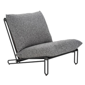 Blixt-nojatuoli, Teddy-kangas antrasiitti / musta