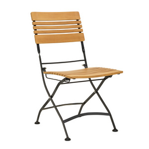 Brewer-taittotuoli, tiikki / musta teräs