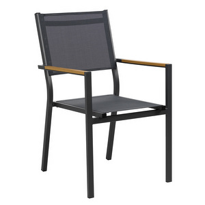 CAP-tuoli käsinojilla, antrasiitti